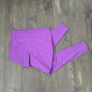 Purple lululemon leggings